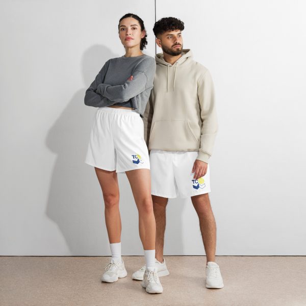 Lange Unisex Sport-Shorts mit TCBWW-Logo